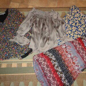 Lot of 4 Blouses Tops Size S